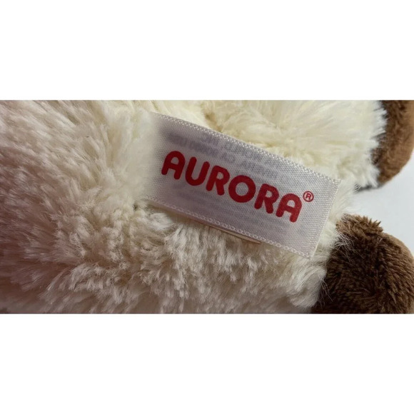 Aurora Lana The Lamb Mini Flopsie Fluffy Plush Stuffed Animal 9” 2016 - Picture 5 of 6